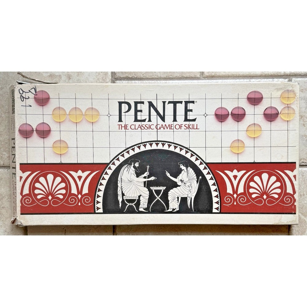 Vintage PENTE Board Game by Parker 1982 Complete 99%